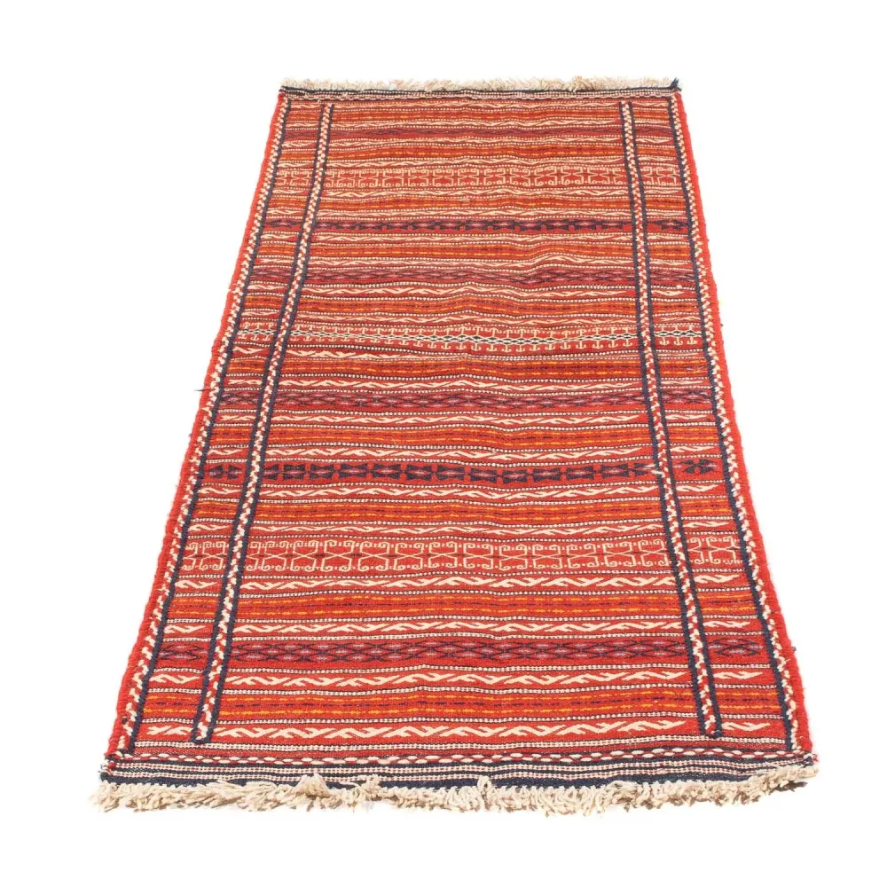 Løper Kelimteppe - Orientalsk - 200 x 70 cm - flerfarget