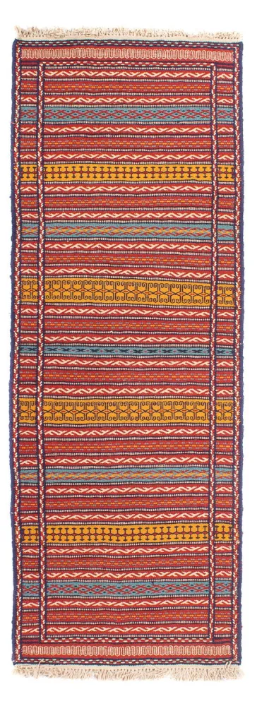 Løper Kelimteppe - Orientalsk - 200 x 70 cm - flerfarget