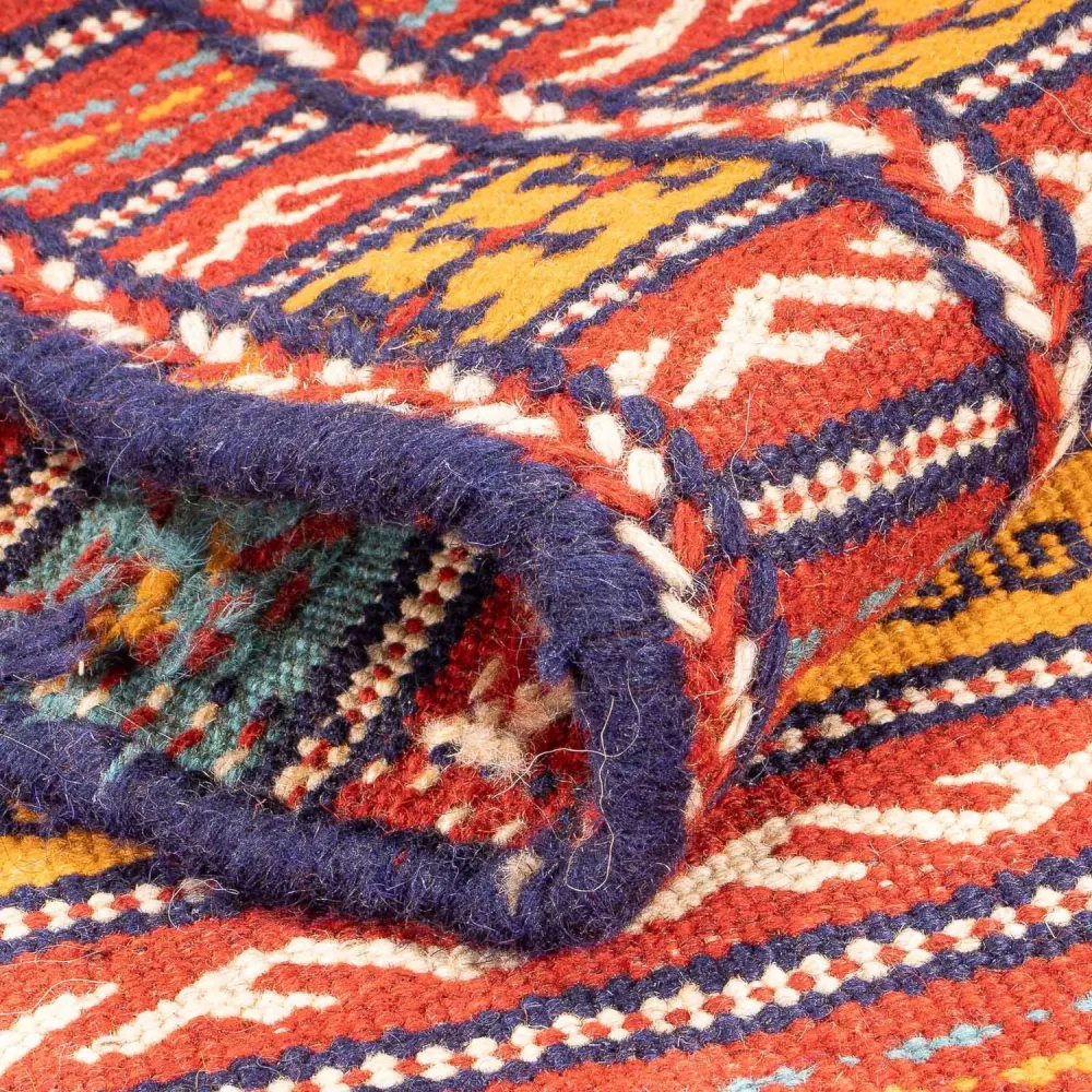 Løper Kelimteppe - Orientalsk - 200 x 70 cm - flerfarget