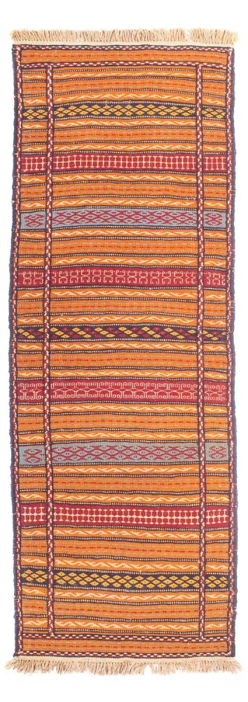 Løper Kelimteppe - Orientalsk - 200 x 70 cm - flerfarget