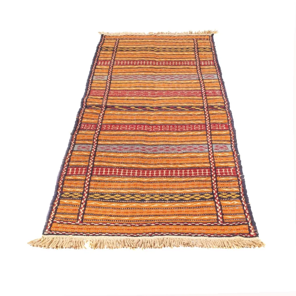 Løper Kelimteppe - Orientalsk - 200 x 70 cm - flerfarget