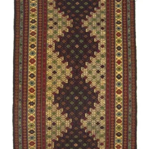 Løper Kelimteppe - Orientalsk - 202 x 84 cm - blå