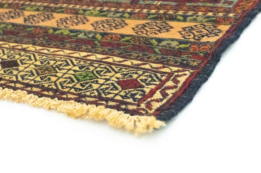 Løper Kelimteppe - Orientalsk - 202 x 84 cm - blå