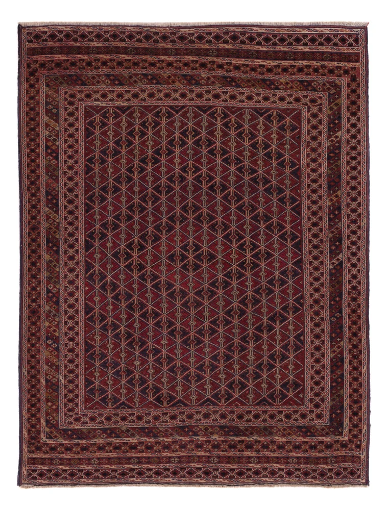 Løper Kelimteppe - Orientalsk - 208 x 190 cm - mørk beige