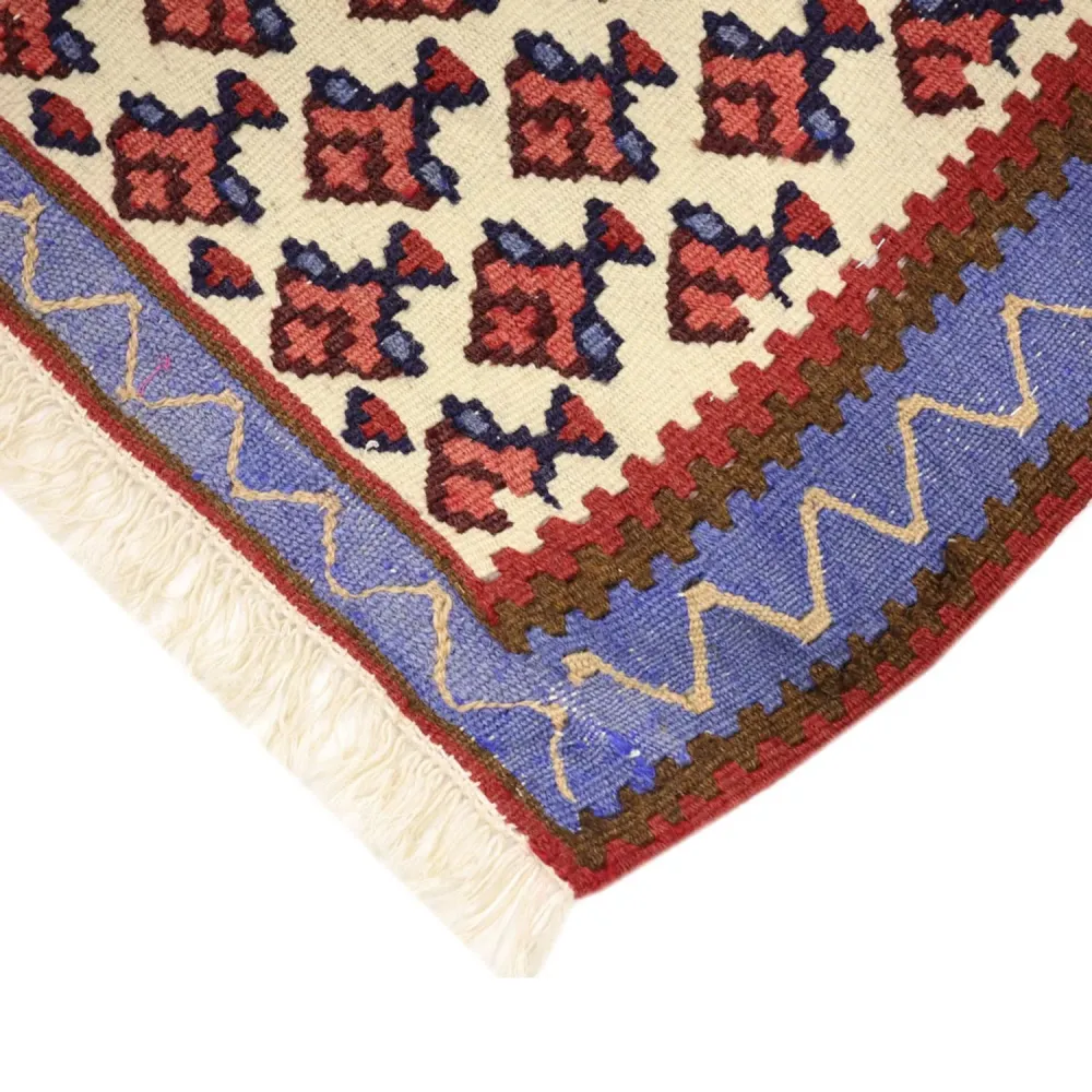 Løper Kelimteppe - Orientalsk - 290 x 88 cm - flerfarget