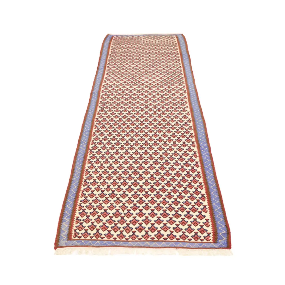 Løper Kelimteppe - Orientalsk - 290 x 88 cm - flerfarget
