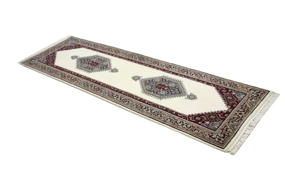 Løper Orientalsk teppe - 247 x 76 cm - beige