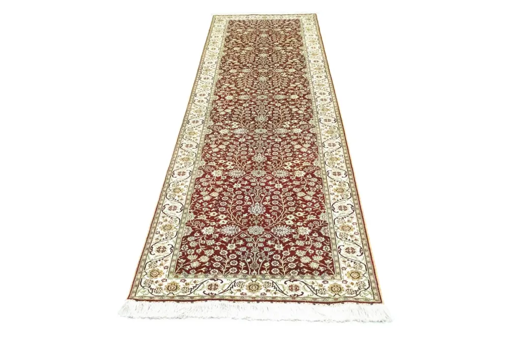 Løper Orientalsk teppe - Hereke - 300 x 78 cm - rød