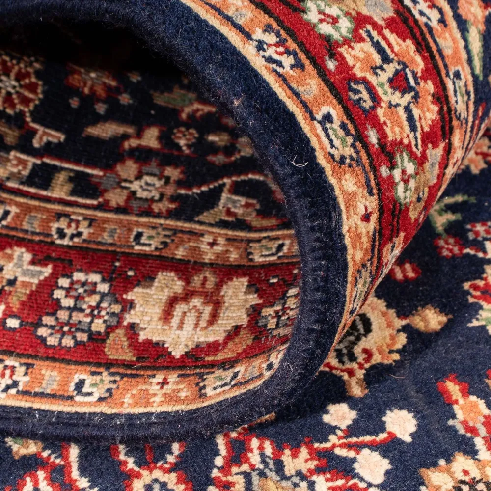 Løper Orientalsk teppe - Indus - 170 x 85 cm - mørkeblå