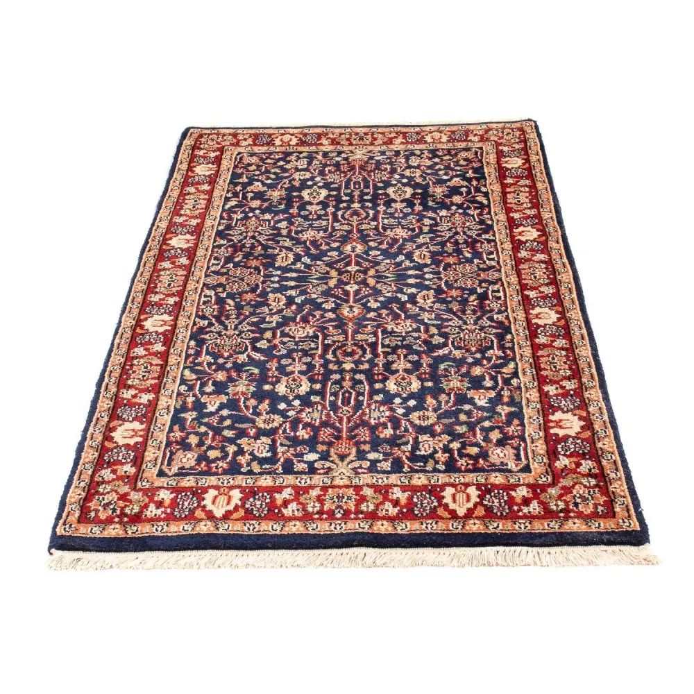 Løper Orientalsk teppe - Indus - 170 x 85 cm - mørkeblå