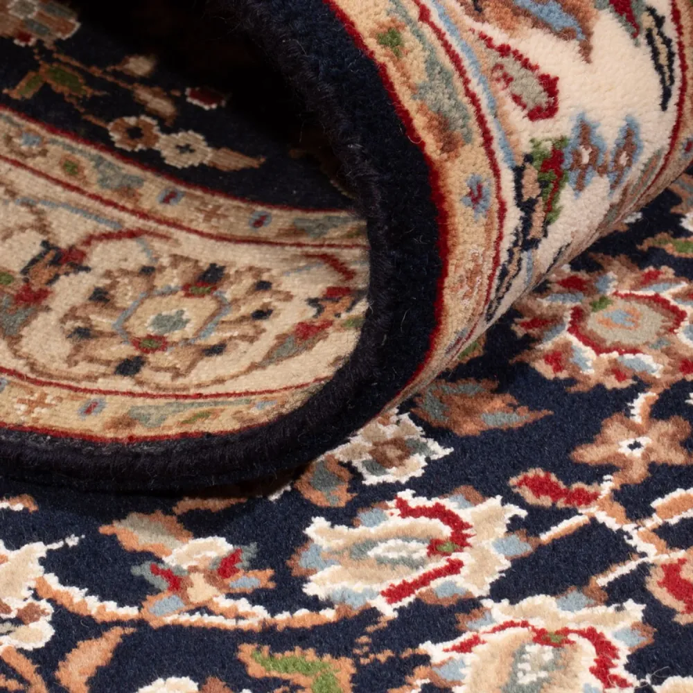 Løper Orientalsk teppe - Nain - Indus - 253 x 81 cm - mørkeblå