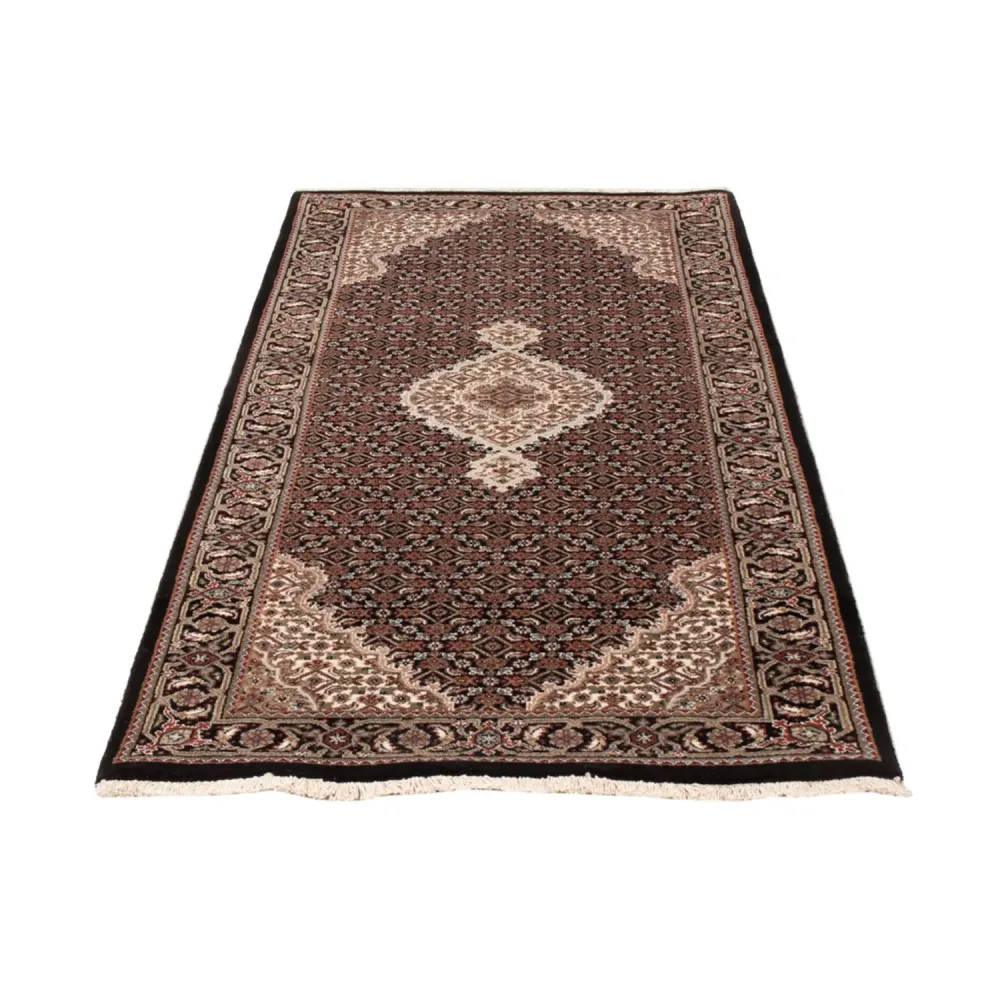 Løper Orientalsk teppe - Tabriz - 202 x 85 cm - mørk beige