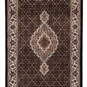 Løper Orientalsk teppe - Tabriz - 204 x 80 cm - mørk beige