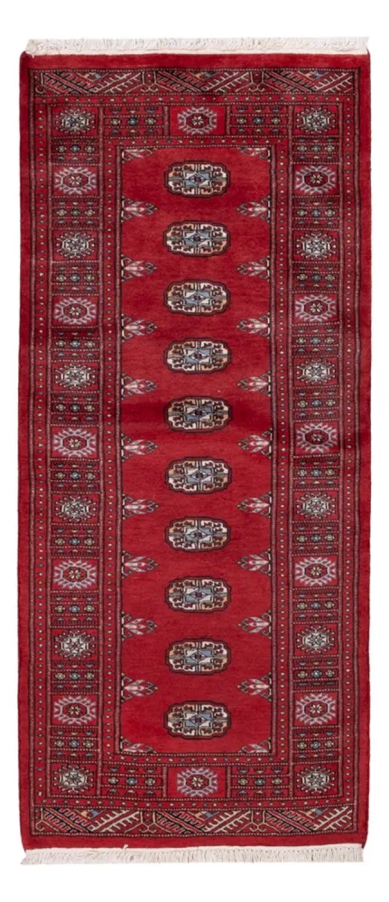 Løper Pakistan teppe - 179 x 79 cm - rød