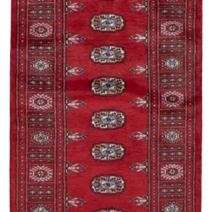 Løper Pakistan teppe - 179 x 79 cm - rød