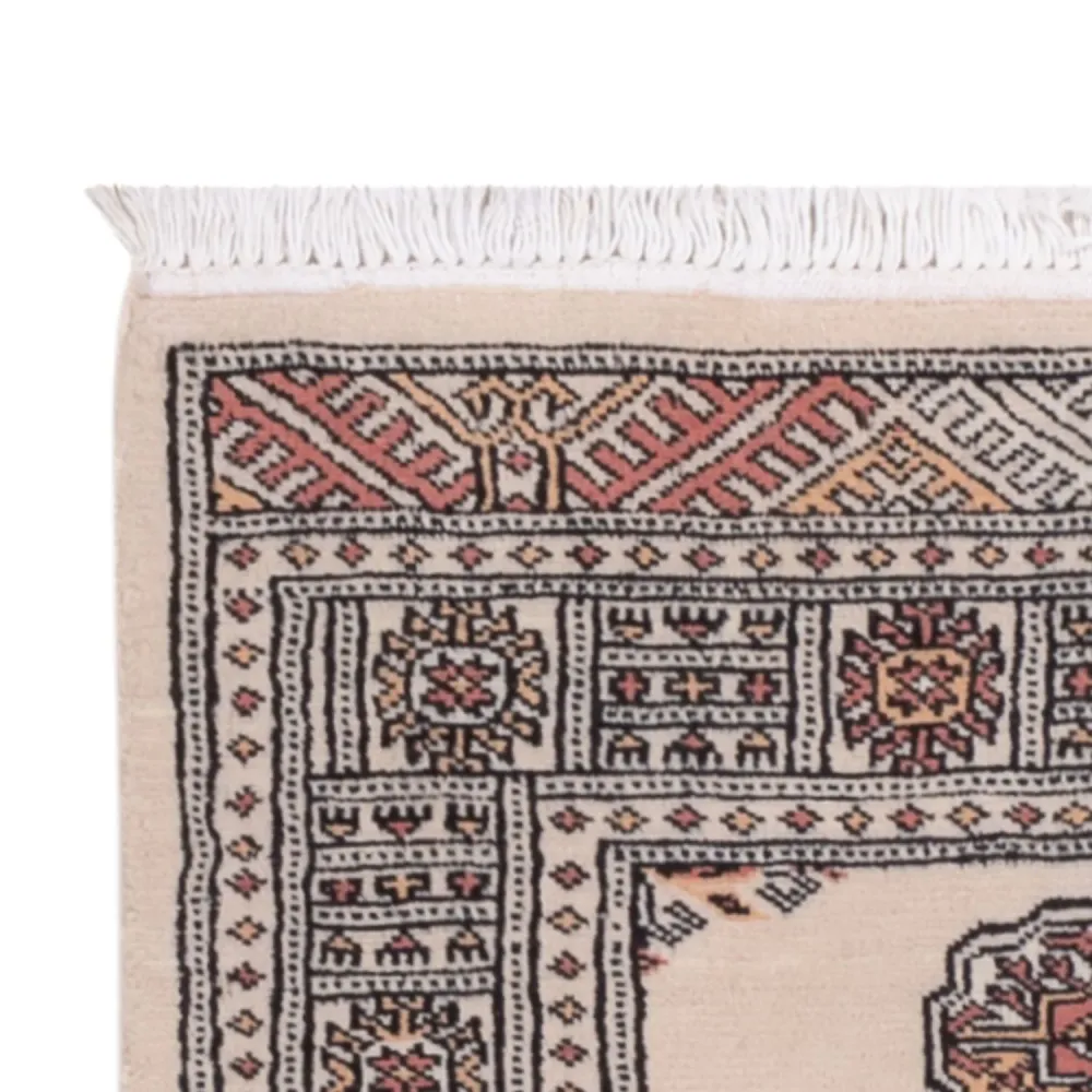 Løper Pakistan teppe - 182 x 77 cm - beige