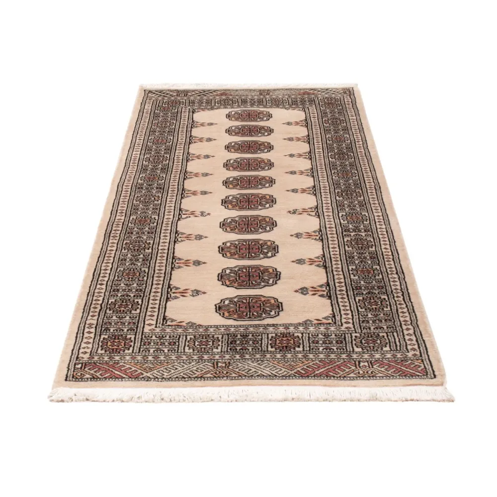 Løper Pakistan teppe - 182 x 77 cm - beige