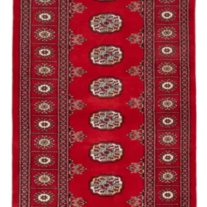 Løper Pakistan teppe - 183 x 78 cm - rød