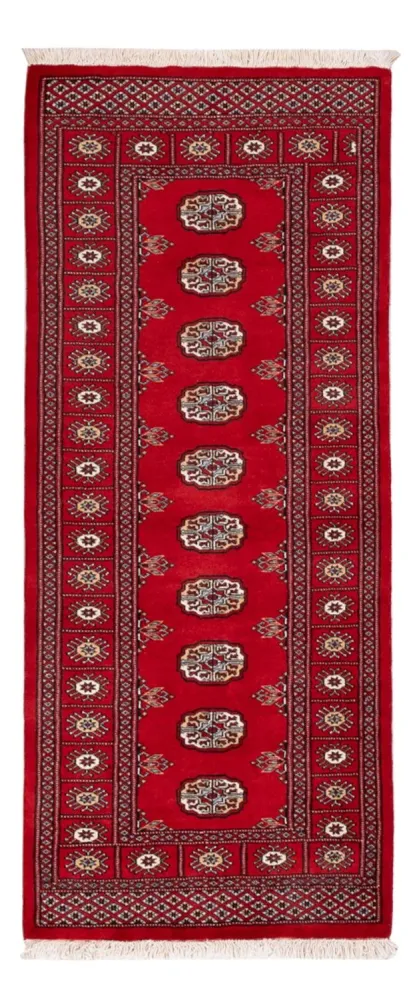 Løper Pakistan teppe - 183 x 78 cm - rød