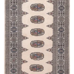 Løper Pakistan teppe - 183 x 76 cm - beige