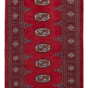 Løper Pakistan teppe - 191 x 80 cm - rød