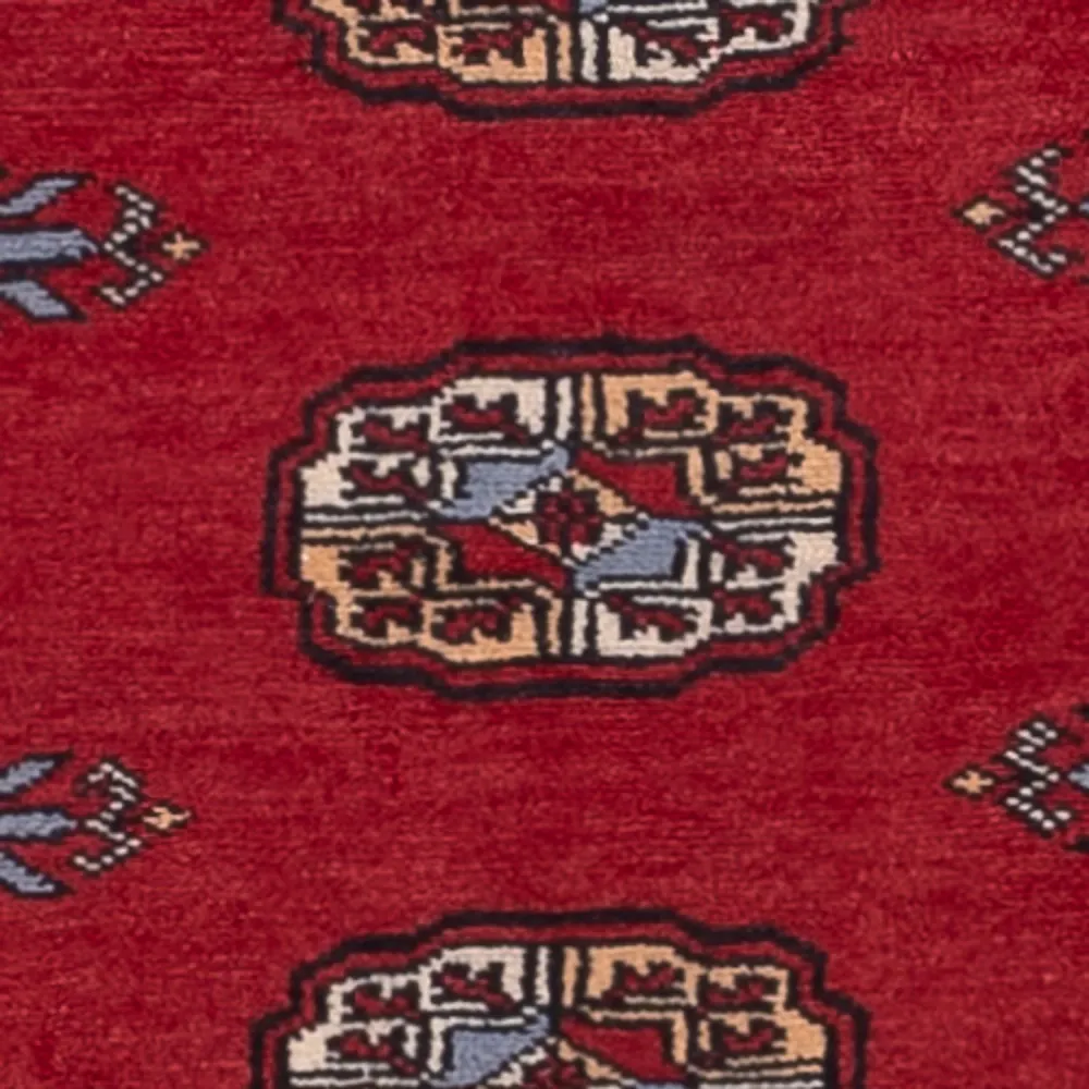 Løper Pakistan teppe - 191 x 80 cm - rød