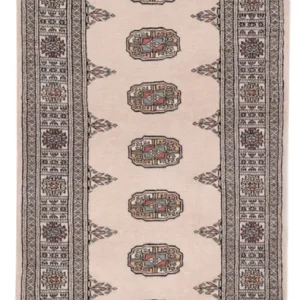 Løper Pakistan teppe - 193 x 77 cm - beige
