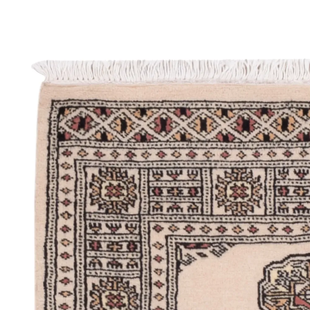 Løper Pakistan teppe - 193 x 79 cm - beige