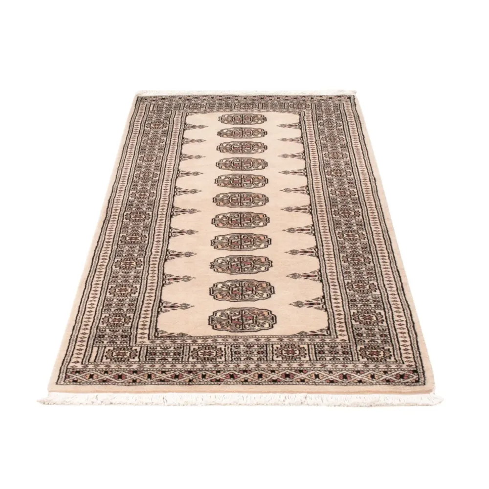 Løper Pakistan teppe - 193 x 79 cm - beige