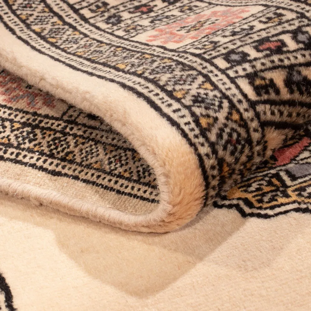 Løper Pakistan teppe - 195 x 77 cm - beige