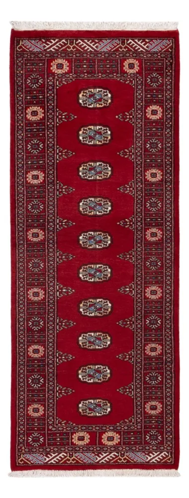 Løper Pakistan teppe - 200 x 79 cm - rød