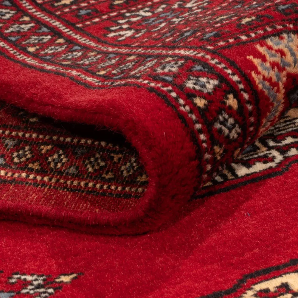 Løper Pakistan teppe - 200 x 79 cm - rød