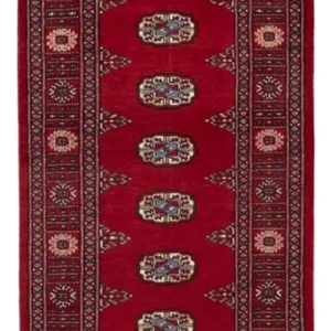 Løper Pakistan teppe - 200 x 79 cm - rød