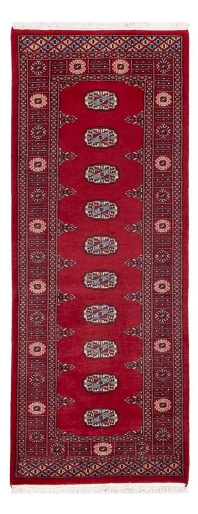 Løper Pakistan teppe - 203 x 80 cm - rød
