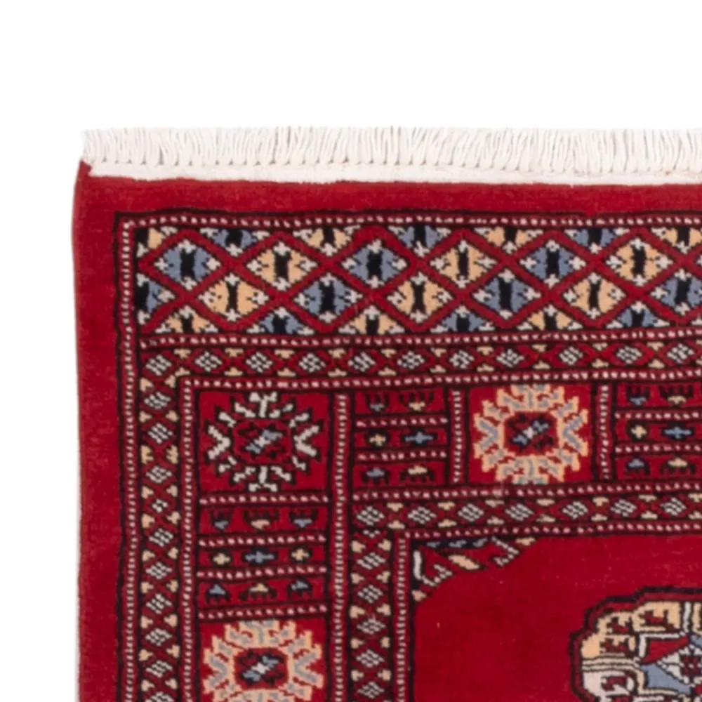 Løper Pakistan teppe - 203 x 80 cm - rød