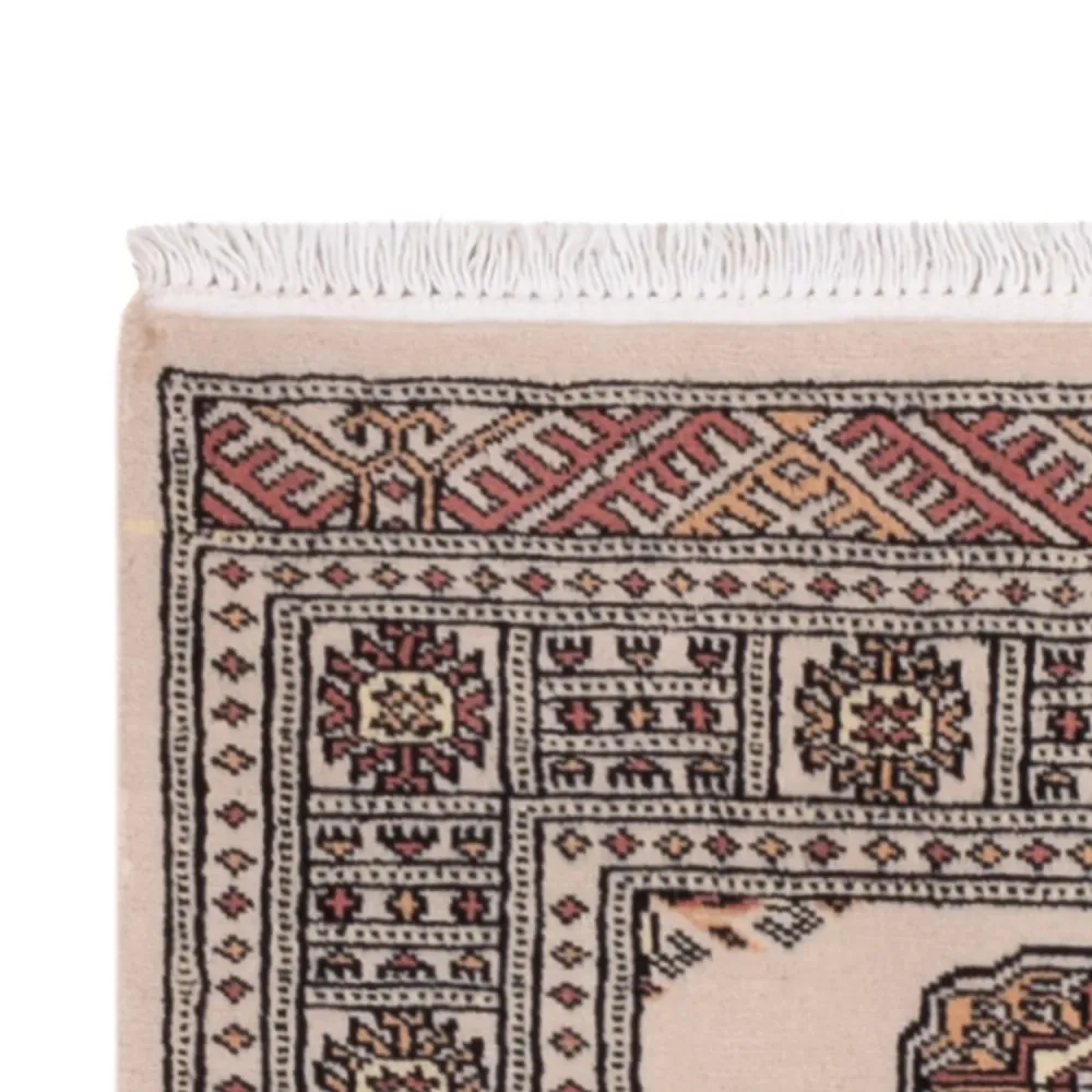 Løper Pakistan teppe - 204 x 75 cm - beige