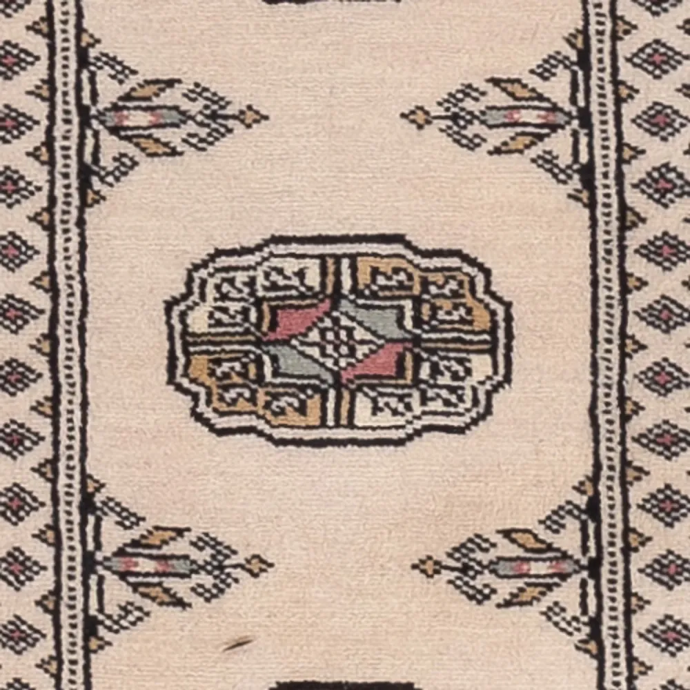 Løper Pakistan teppe - 206 x 77 cm - beige