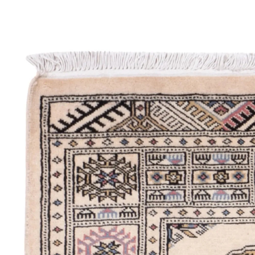 Løper Pakistan teppe - 206 x 75 cm - beige