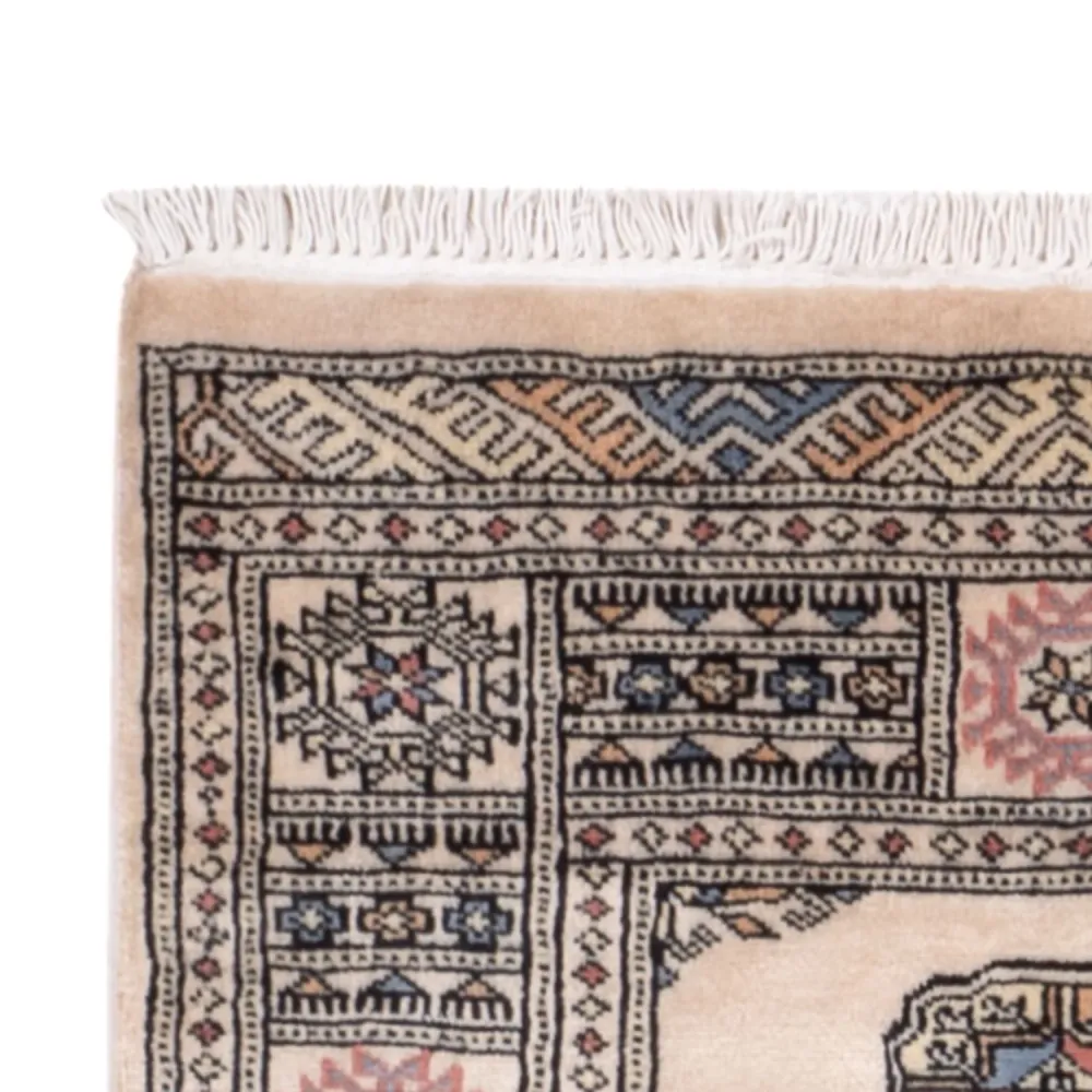 Løper Pakistan teppe - 217 x 76 cm - beige