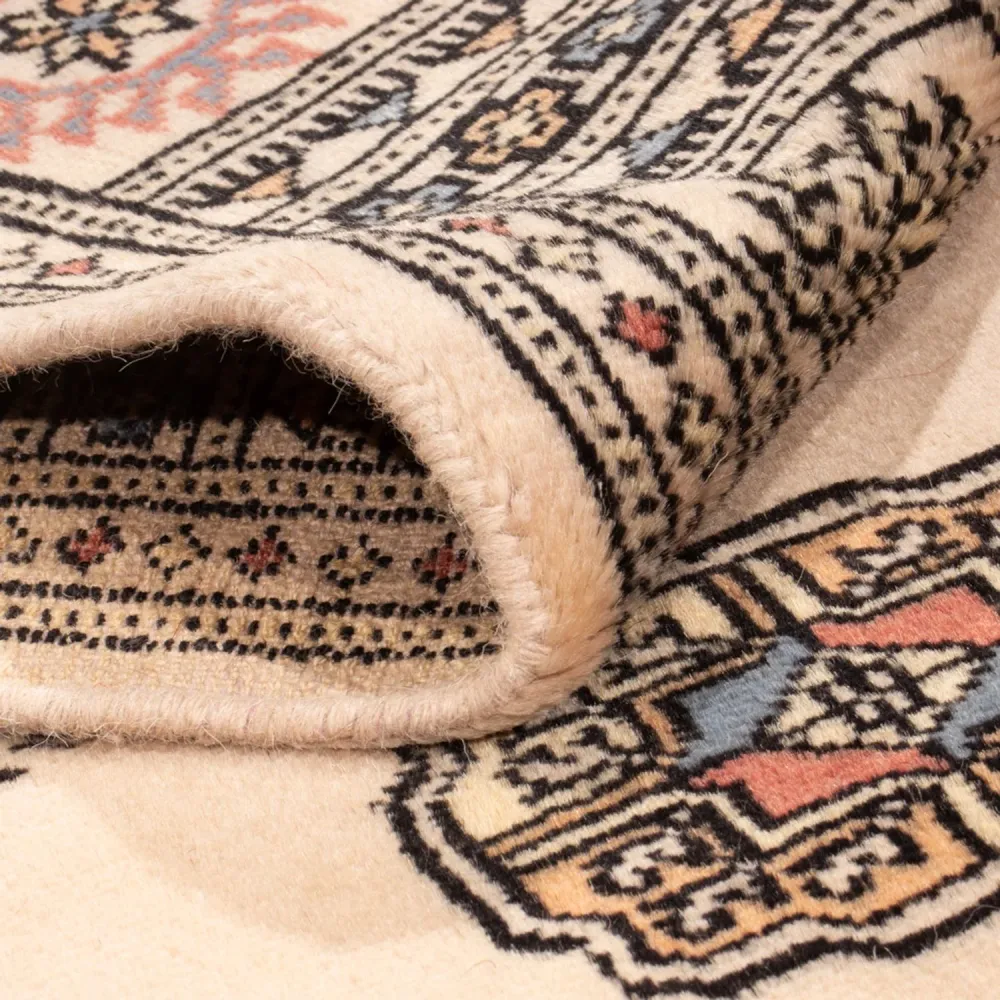 Løper Pakistan teppe - 217 x 76 cm - beige