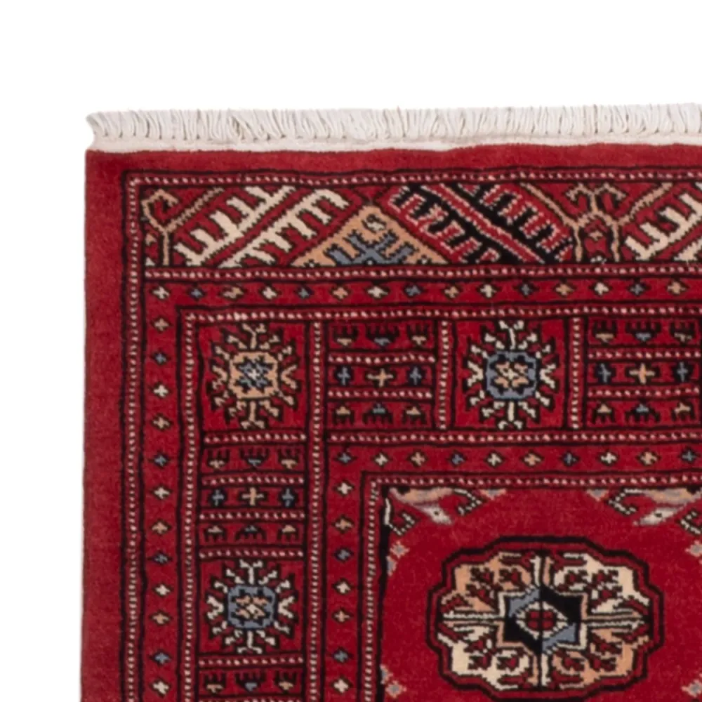 Løper Pakistan teppe - 224 x 80 cm - rød