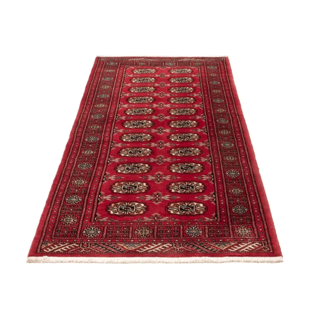Løper Pakistan teppe - 224 x 80 cm - rød
