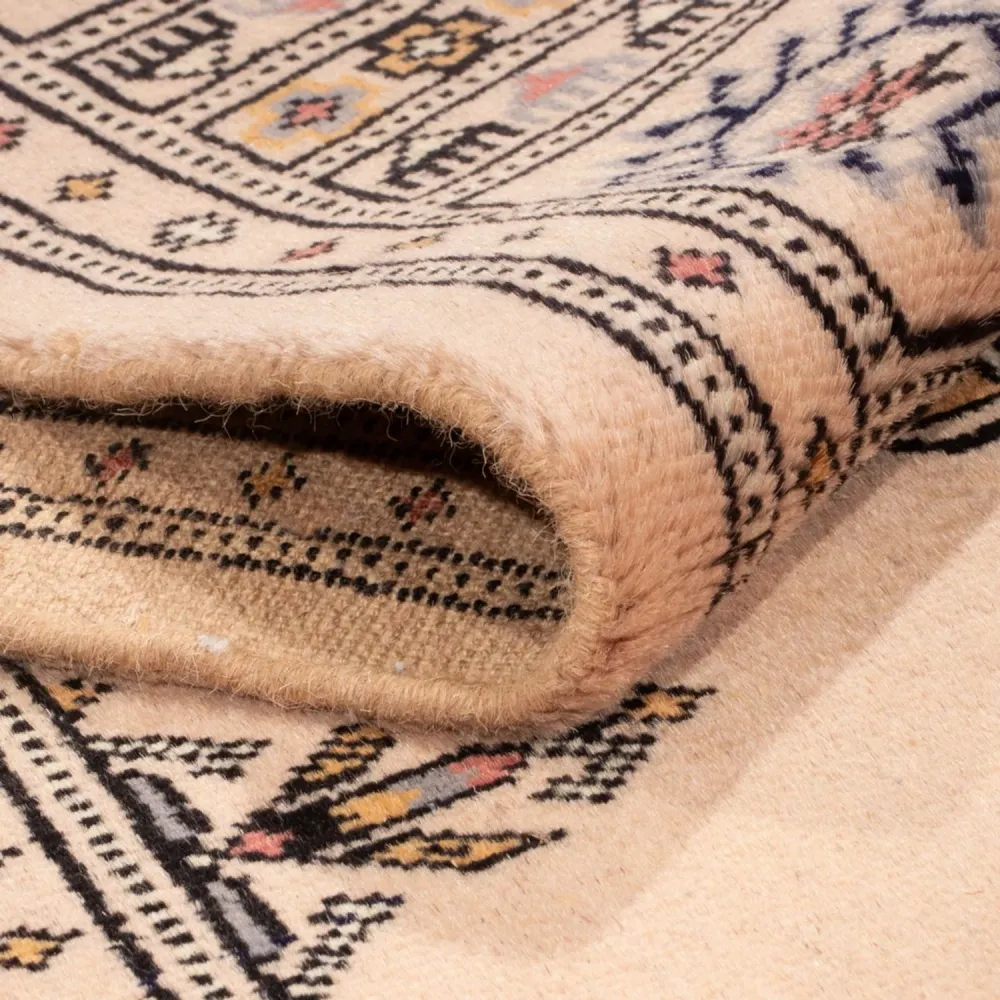 Løper Pakistan teppe - 224 x 79 cm - beige