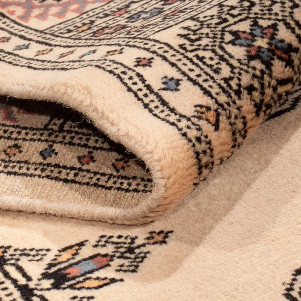 Løper Pakistan teppe - 234 x 76 cm - beige