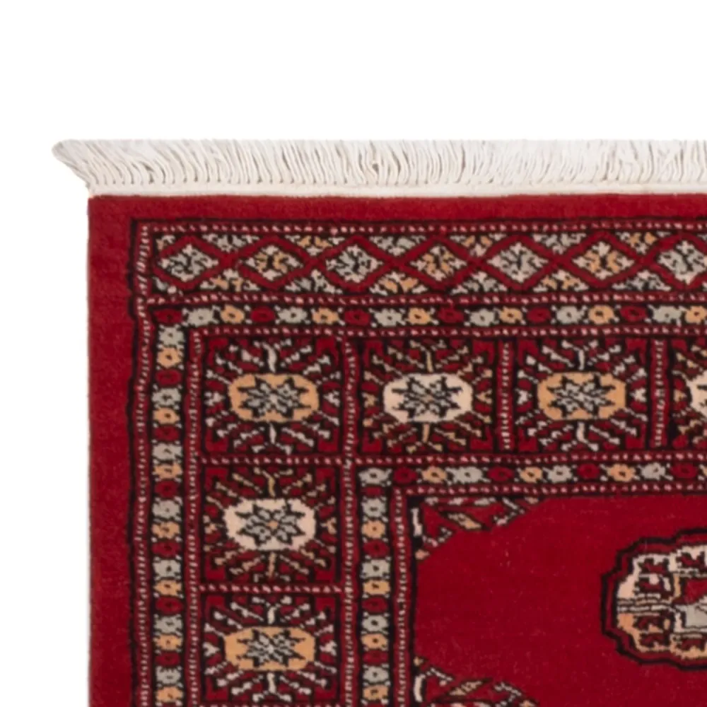Løper Pakistan teppe - 235 x 79 cm - rød