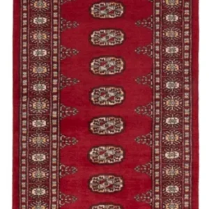 Løper Pakistan teppe - 235 x 79 cm - rød