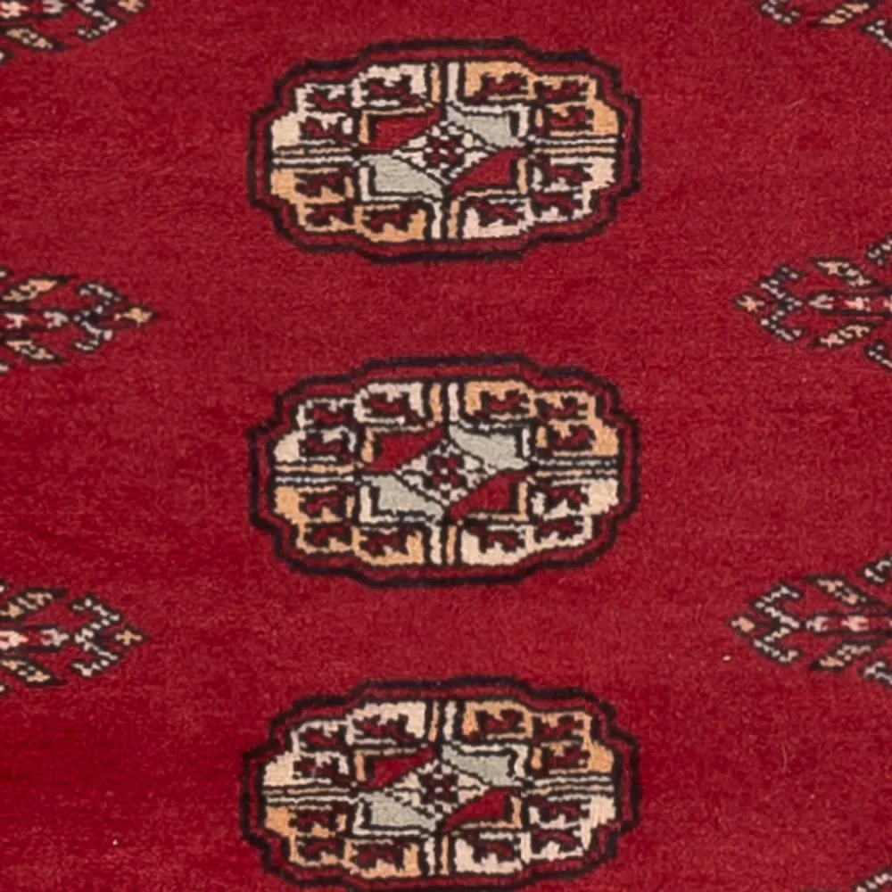 Løper Pakistan teppe - 235 x 79 cm - rød