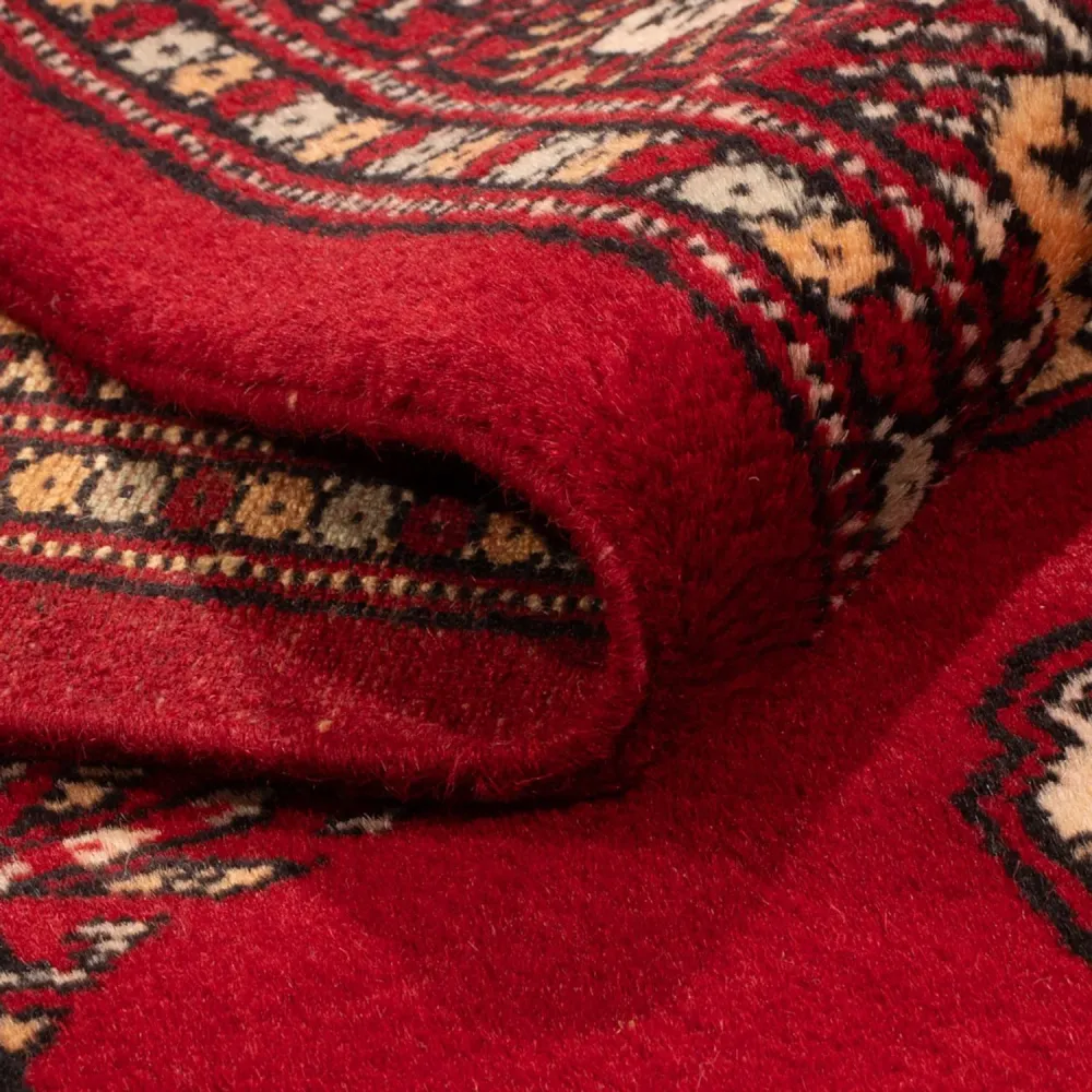 Løper Pakistan teppe - 235 x 79 cm - rød