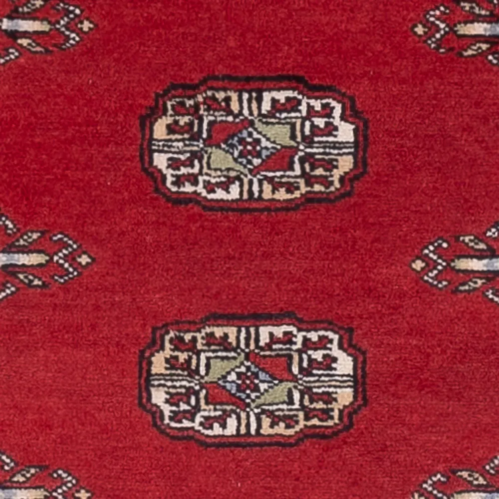 Løper Pakistan teppe - 236 x 77 cm - rød