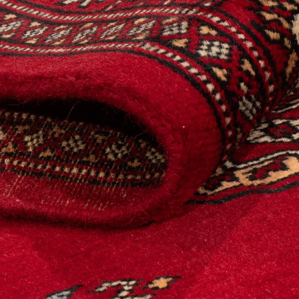 Løper Pakistan teppe - 239 x 79 cm - rød